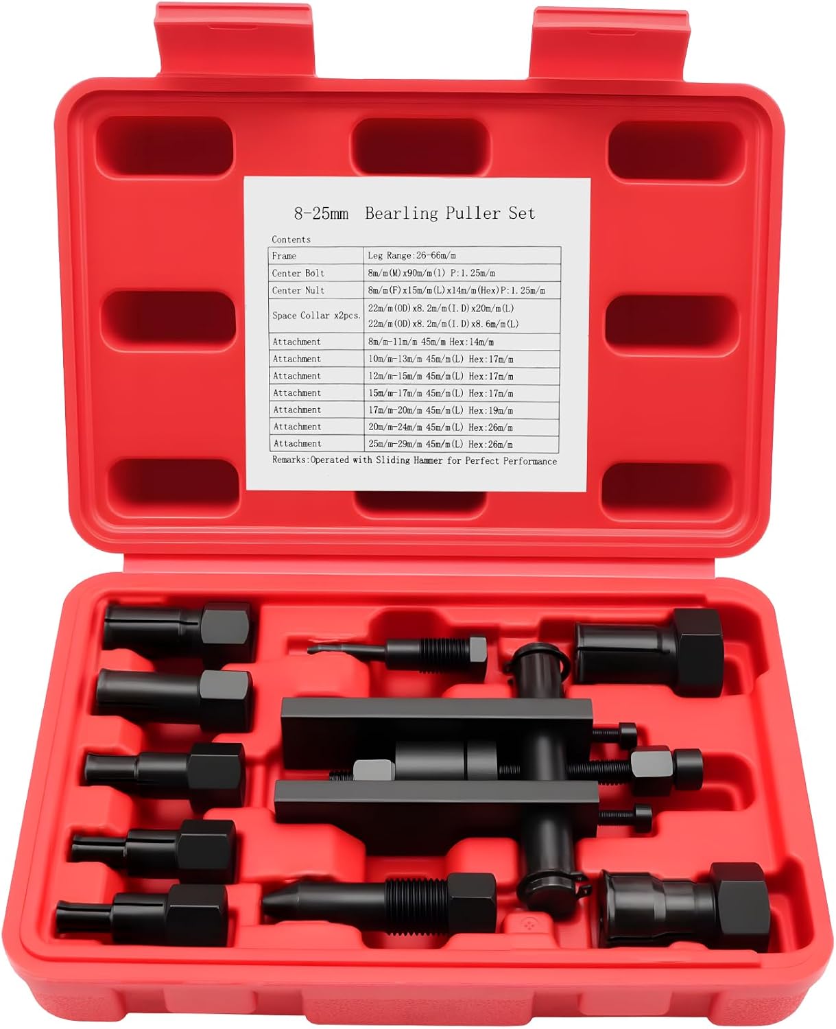 Maintenance Workshop Tools - 10 adet/takım motosiklet rulman çektirme kiti