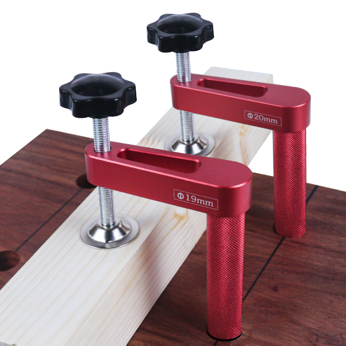 Bench Dog Hole - 1 adet 19mm/20mm köpek delik kelepçe