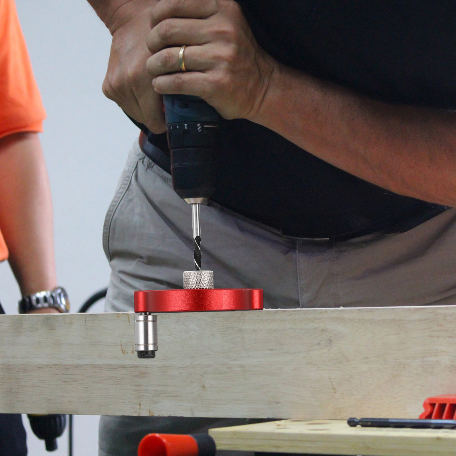Dowel Jig Kit - 1 Set Alüminyum Alaşımlı Ahşap İşleme