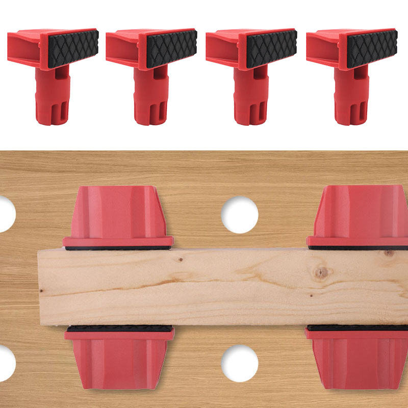 Workshop Cutting Tools - 4 Adet Plastik Tezgah Köpekleri, 20mm