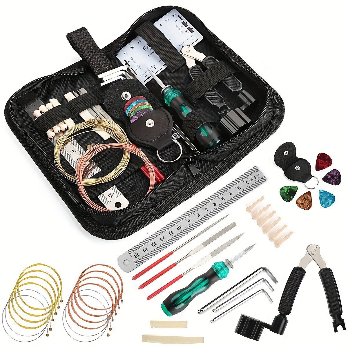 Maintenance Workshop Tools - 1 Set Gitar Tamir Aletleri, Yeni