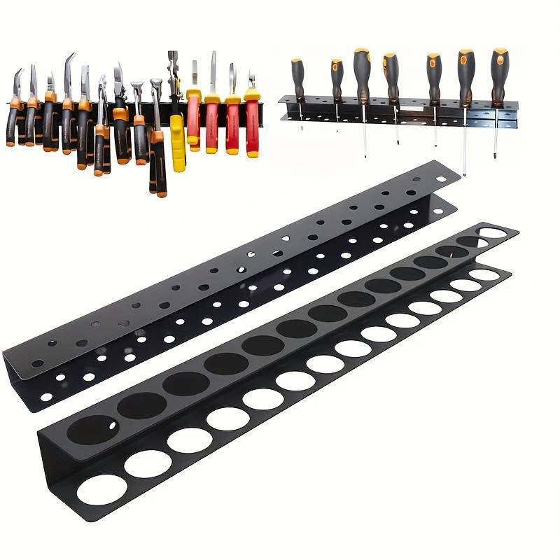 Workshop Tools Display - Duvara Monte Edilen Alet Düzenleyici Rafı,