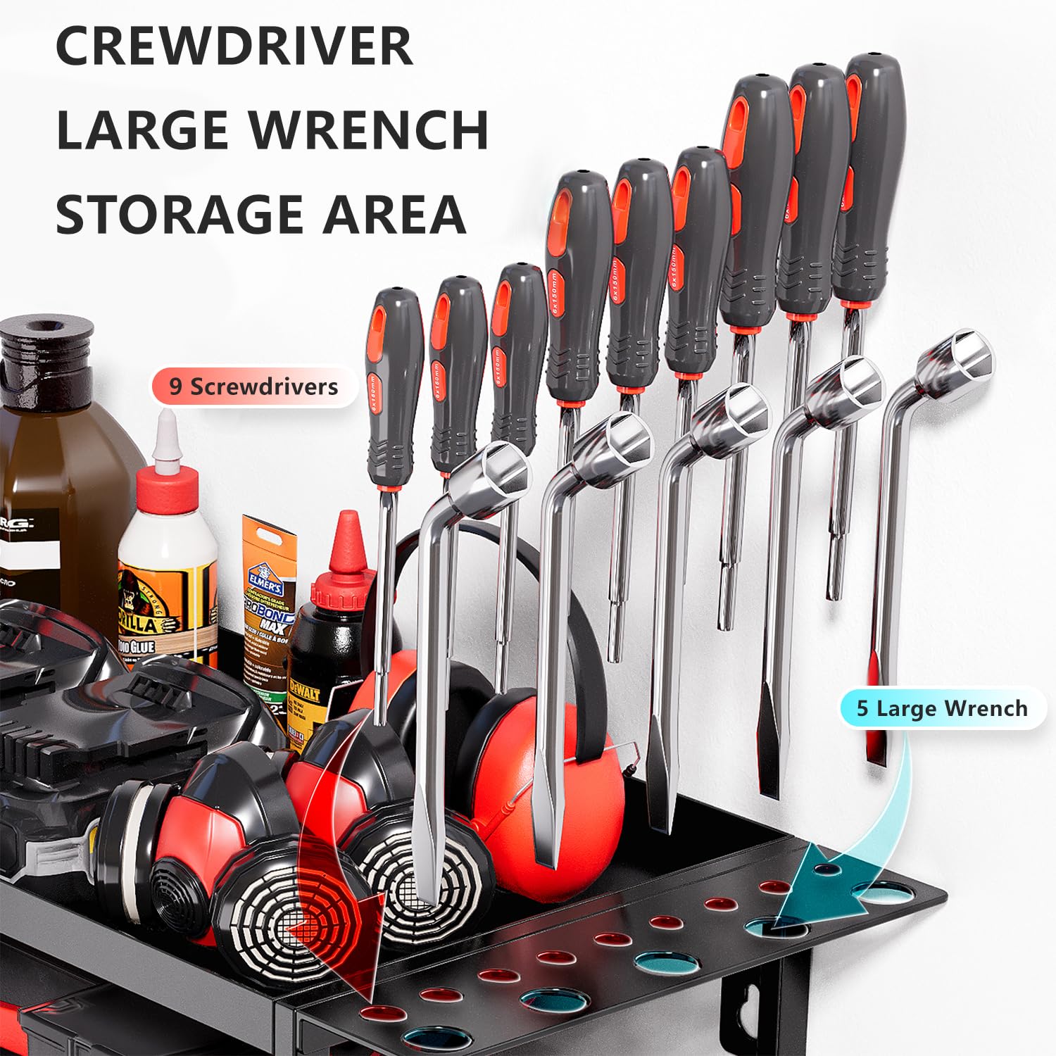 Elektrikli Alet Rafı Duvara Mo - Workshop Tools Shelf incelemesi ve fiyatı