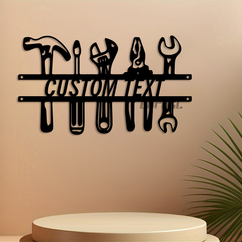 DIY Endüstriyel Tarz Demir Duv - Workshop Tools With Name incelemesi ve fiyatı