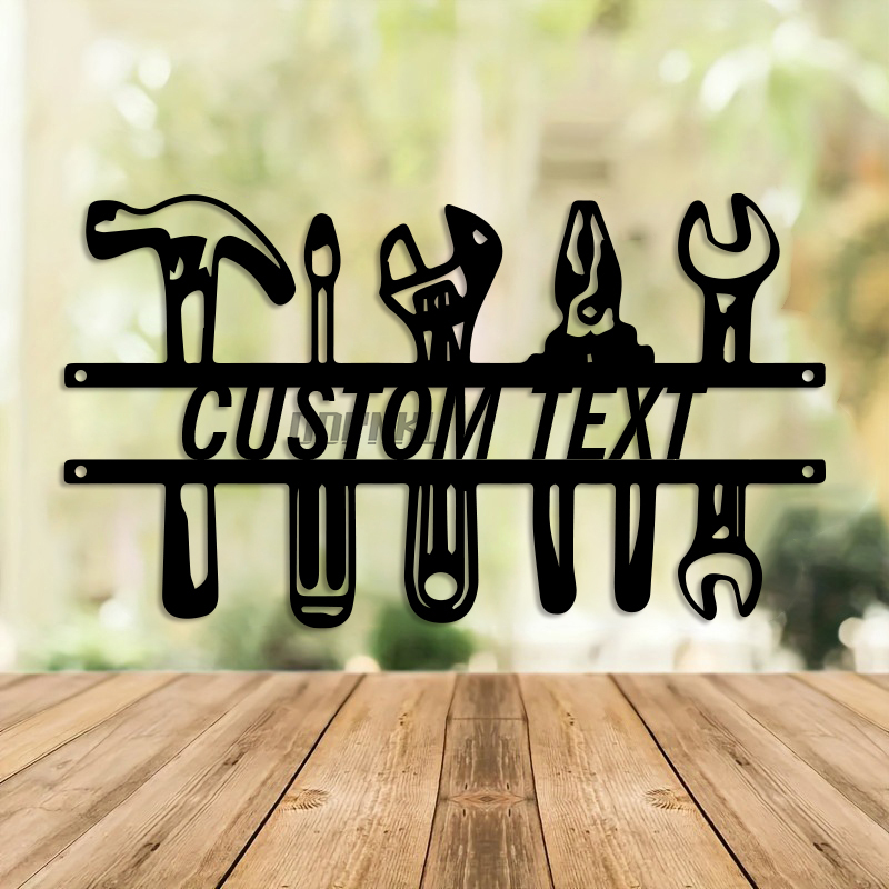 DIY Endüstriyel Tarz Demir Duv - Workshop Tools With Name incelemesi ve fiyatı