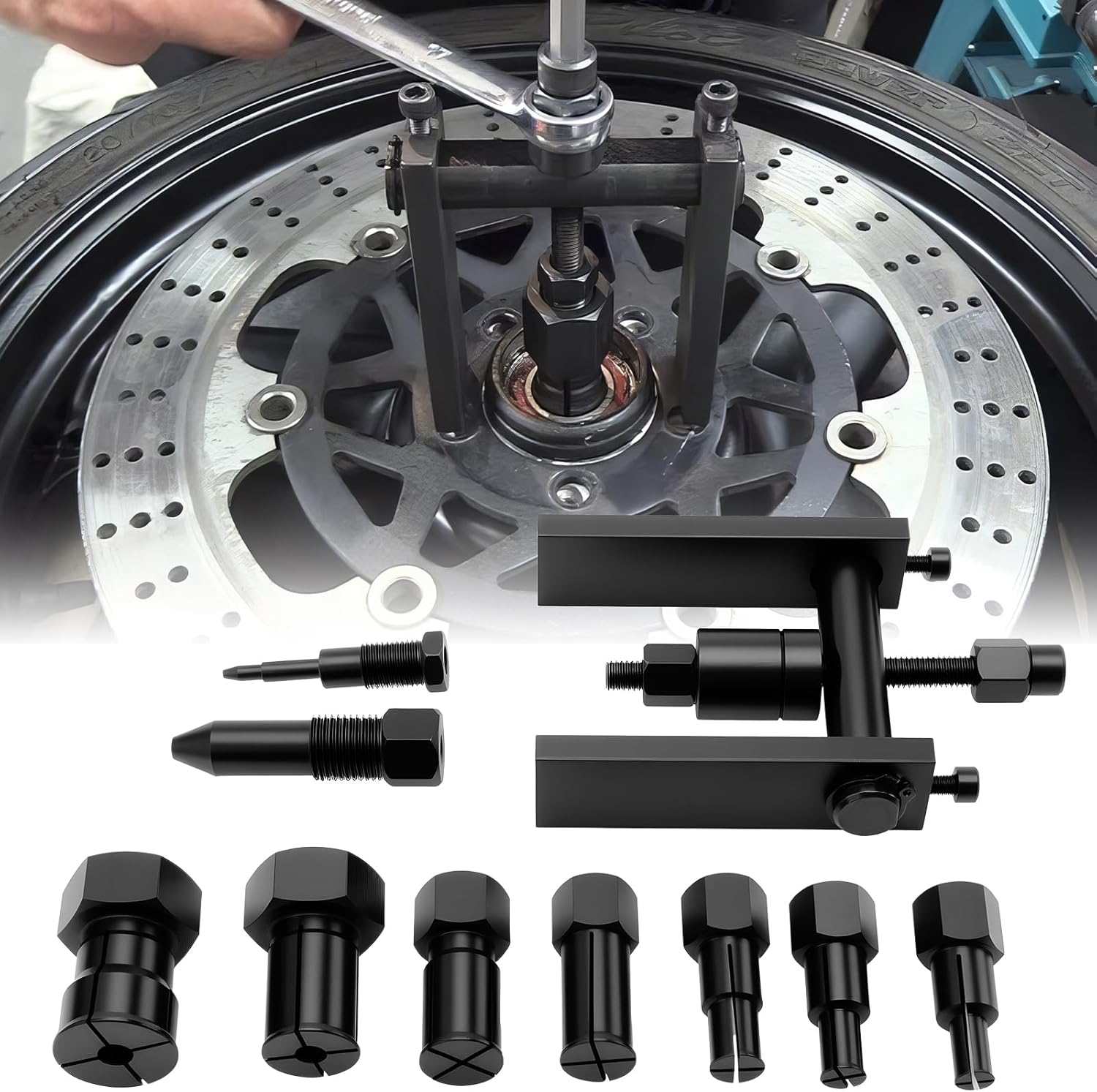 10 adet/takım motosiklet rulma - Maintenance Workshop Tools incelemesi ve fiyatı