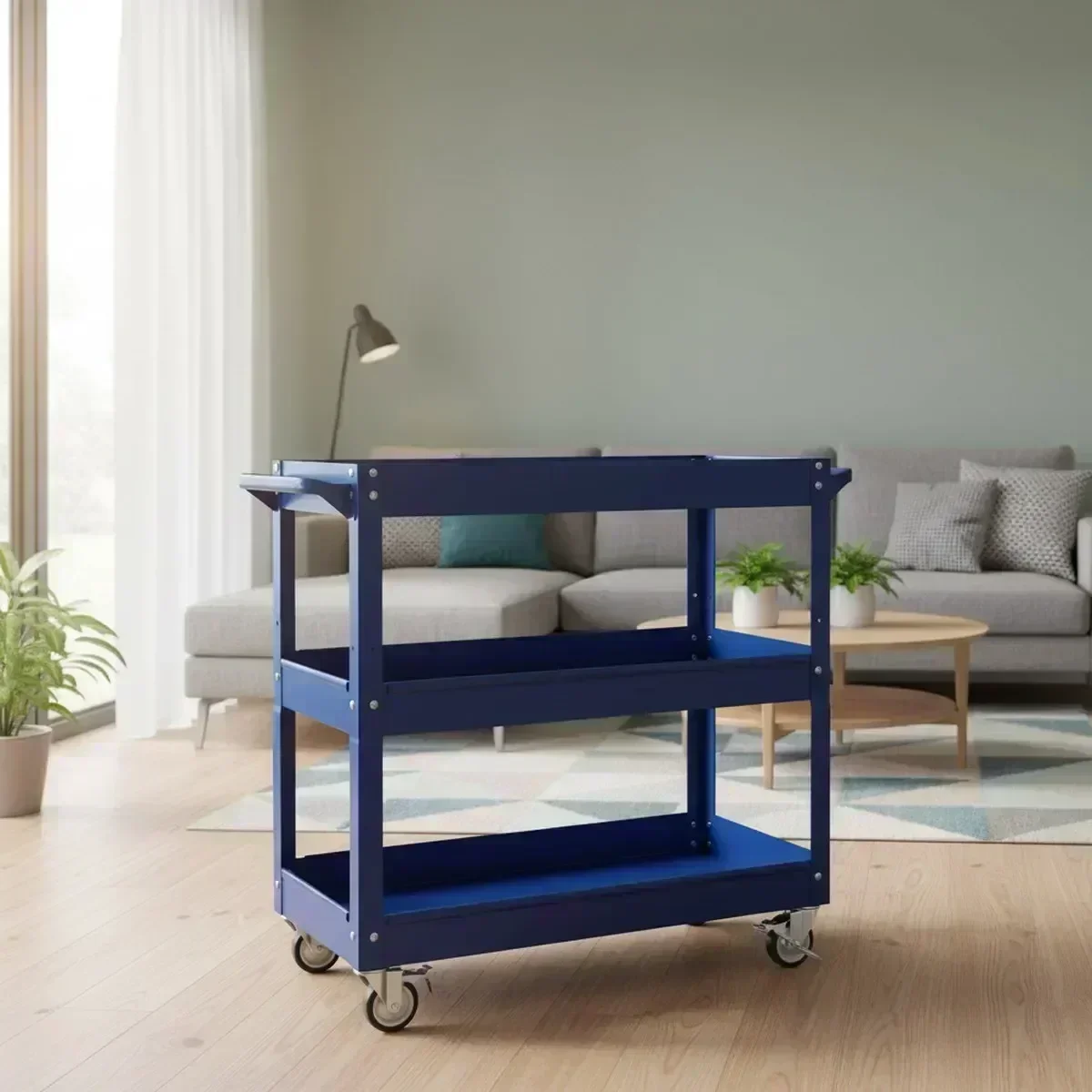 3 Raflı Tekerlekli Alet Arabas - Workshop Tools Shelf incelemesi ve fiyatı