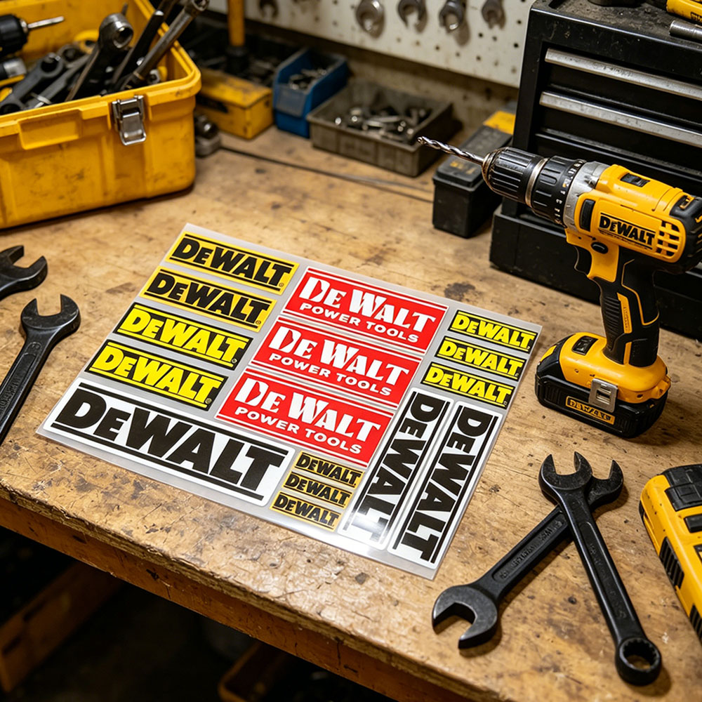 DeWalt Logo Vinil Yansıtıcı Çı - Workshop Tools Logo incelemesi ve fiyatı