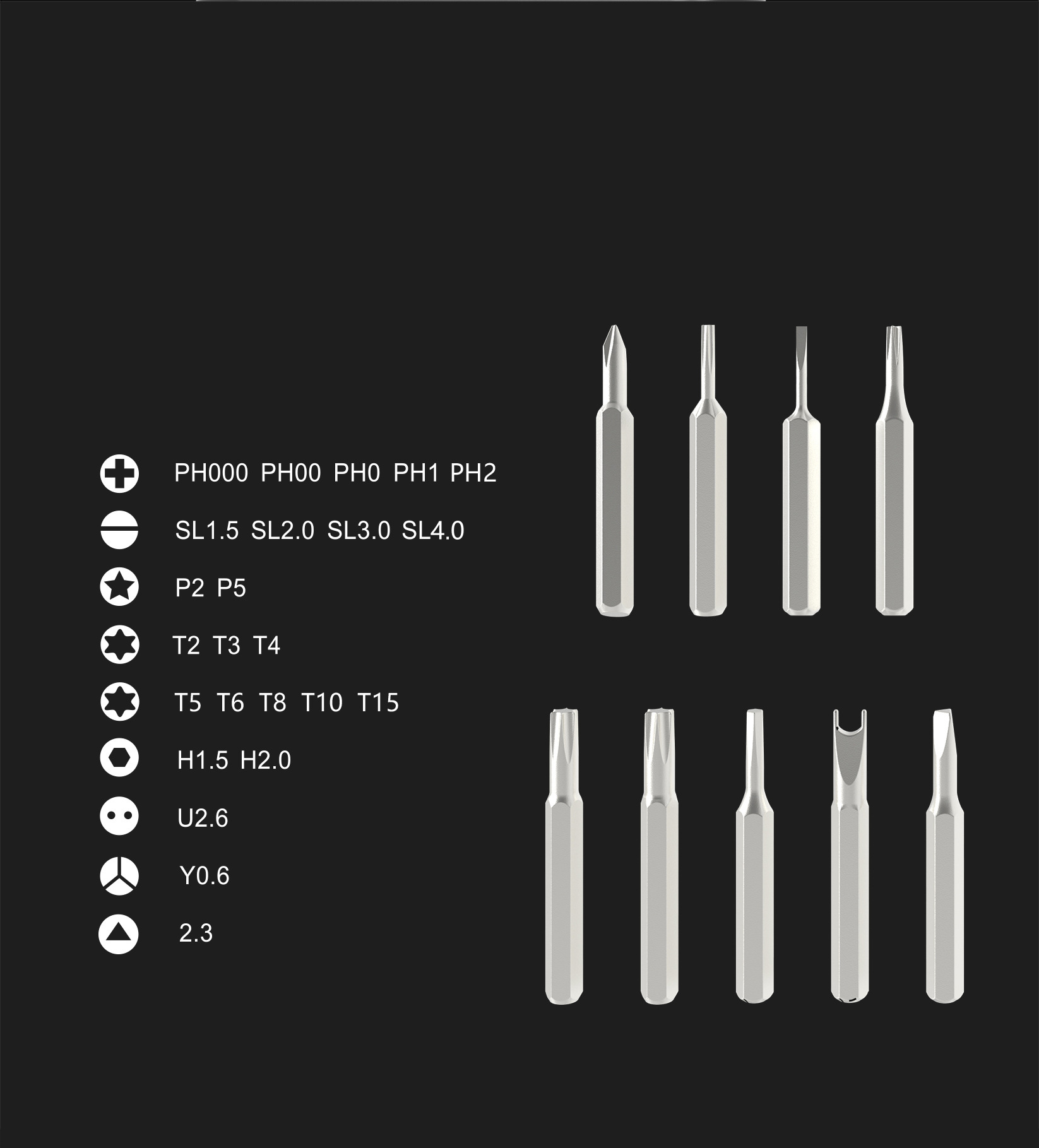 Hassas Tornavida Seti 25'i 1 A - Tools Xiaomi incelemesi ve fiyatı
