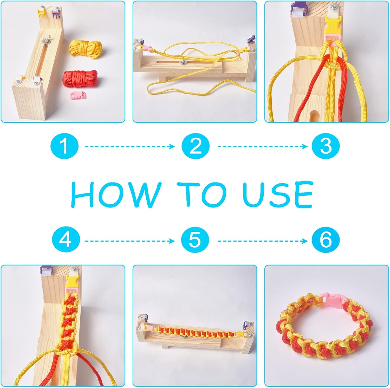 Ahşap Paracord Jig Bileklik Ya - Dowel Jig Kit incelemesi ve fiyatı